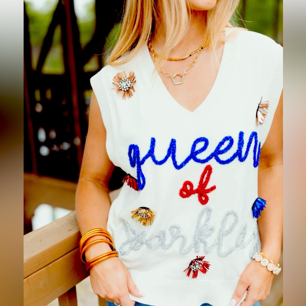QOS - Queen of Sparkles vest - Size Large
